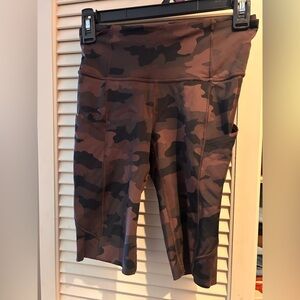 Lululemon Camo Biker Shorts